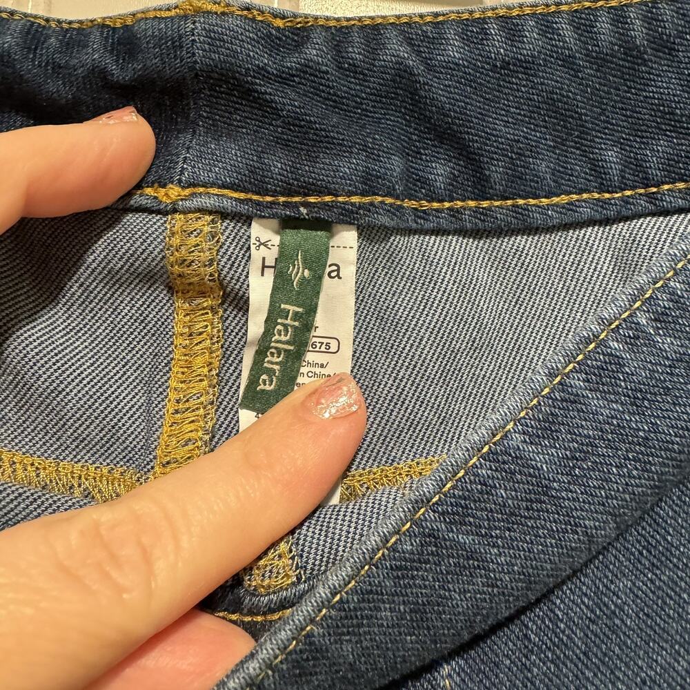Halara High Waisted Straight Leg Pocket Jeans Plus Size 2X - Picture 4 of 6